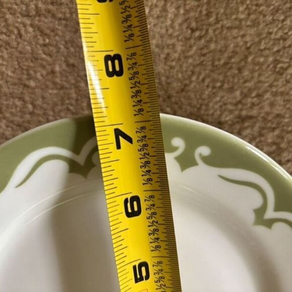 4 Jackson China Vintage Green & White 7” Plates - Picture 7 of 7